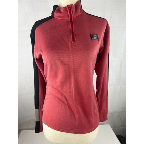 Patagonia Tops - Women’s Patagonia 1/4 Zip Long Sleeve Pullover Bicycle Cycling Shirt Dark Pink